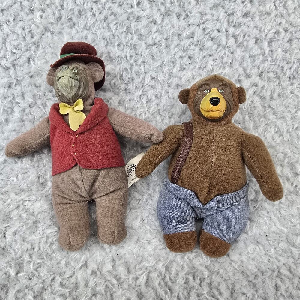 Vintage Disney Country Bears Plush Lot 2 McDonald's Toys 2002 Collectible Set